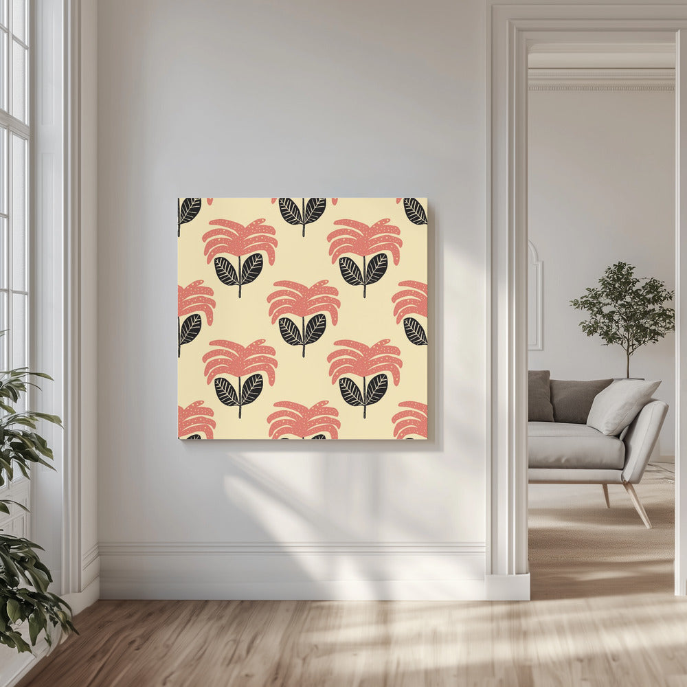 Bloemenpatroon | Canvas