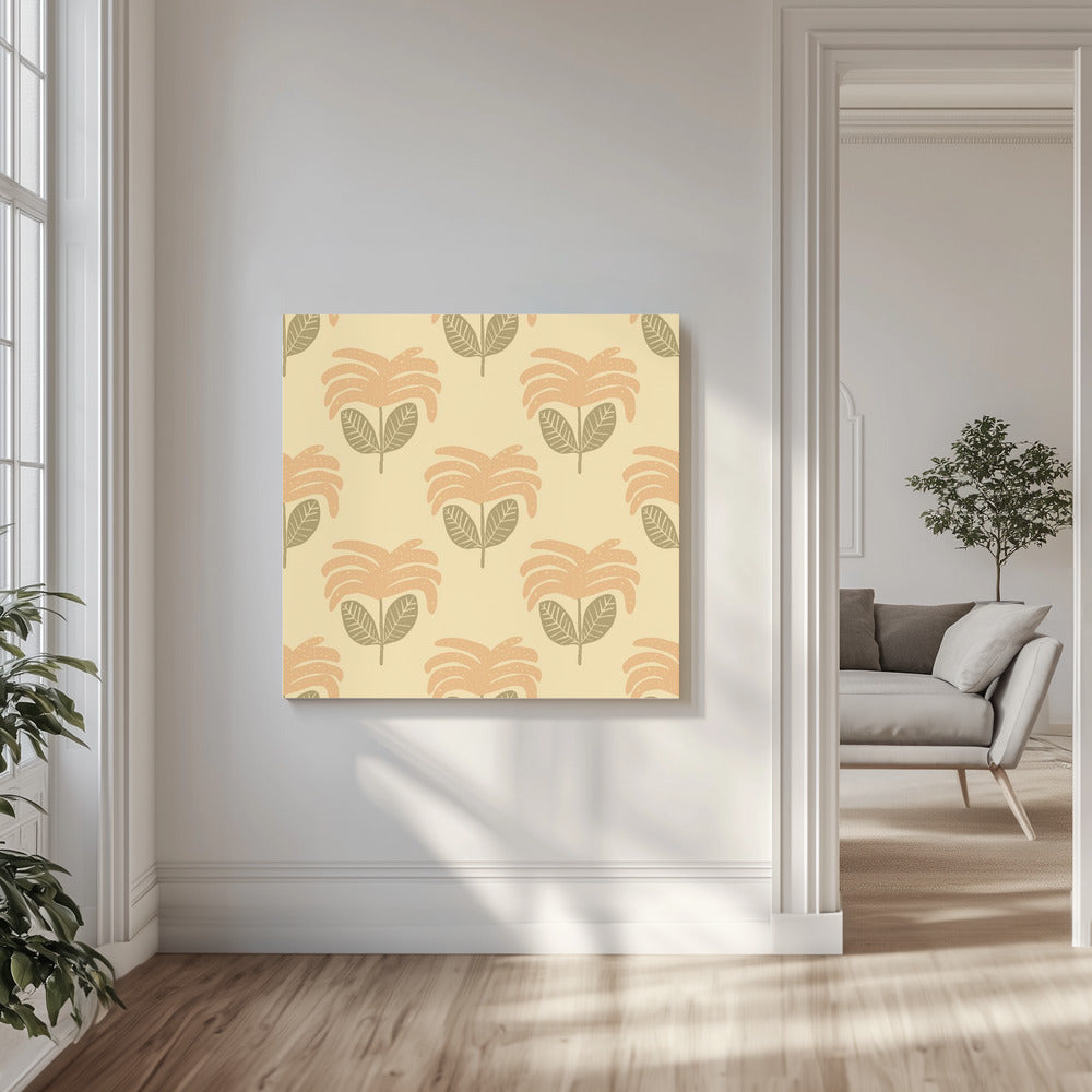 Bloemenpatroon | Canvas