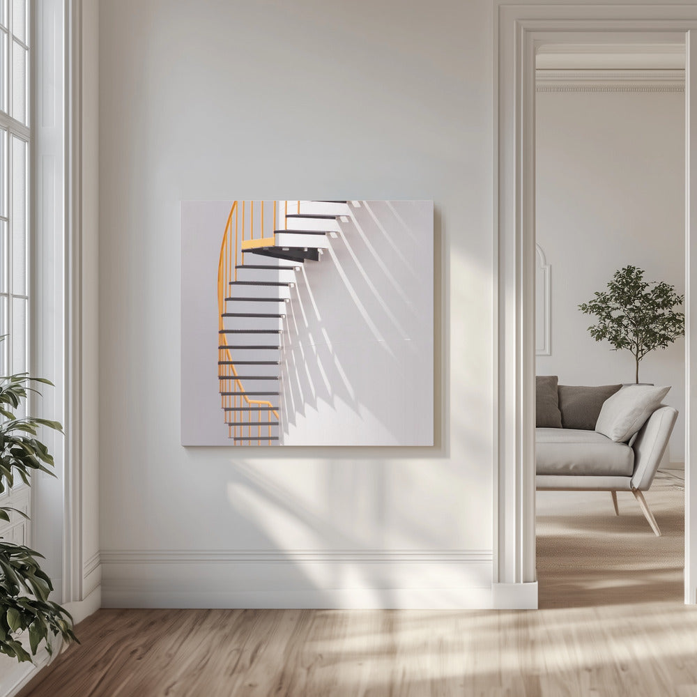 Yellow Staircase | Canvas