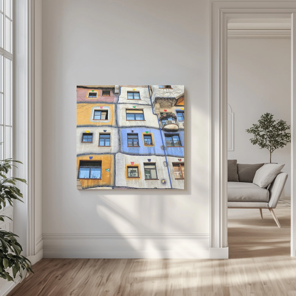 Ramen van Hundertwasser | Canvas