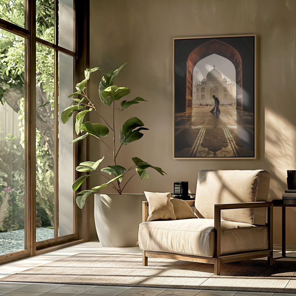 Taj Mahal-schoonmaker | Poster