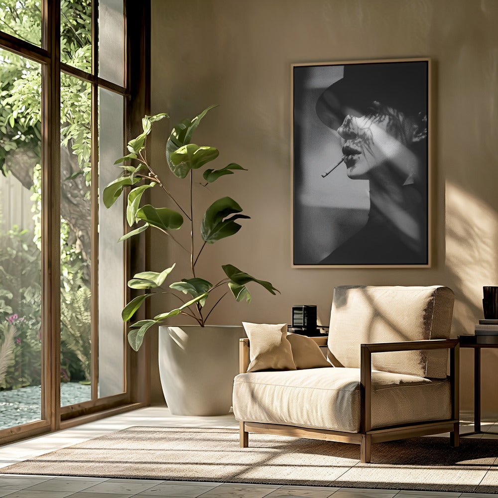 dame in het zwart | Poster