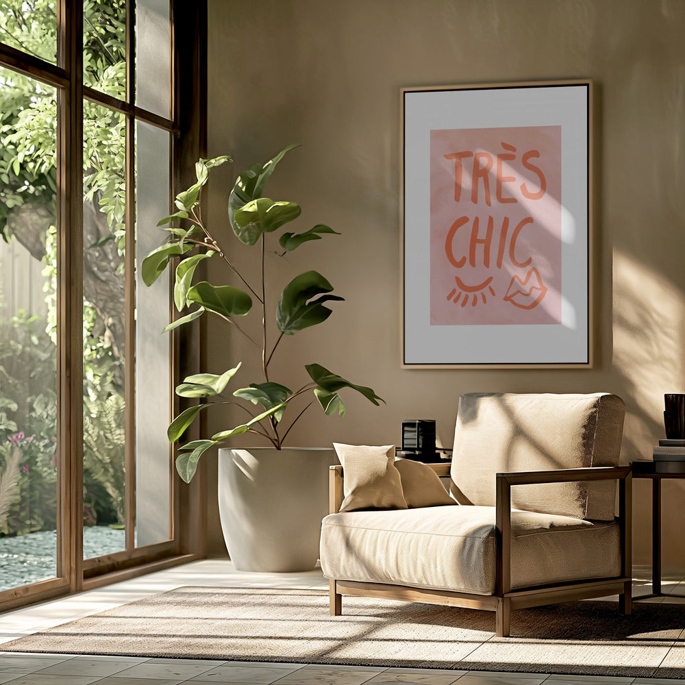 Très Chic Roze Frame | Poster