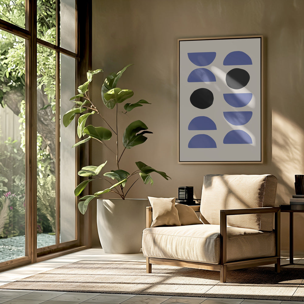 Blue Shapes | Poster