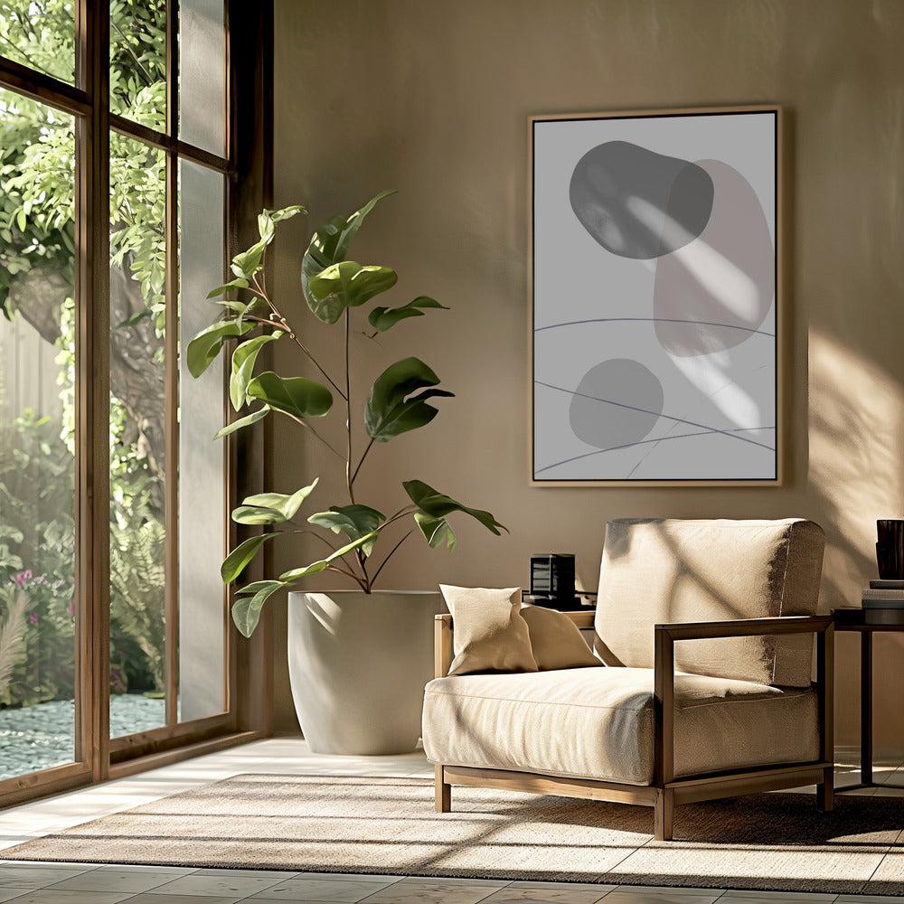 Nieuwe vormen Beige 03 | Poster