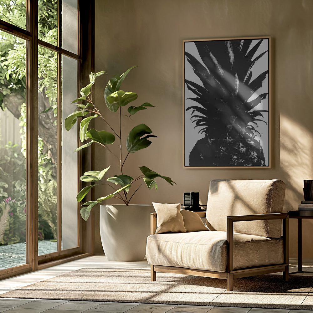 Ananas bw | Poster