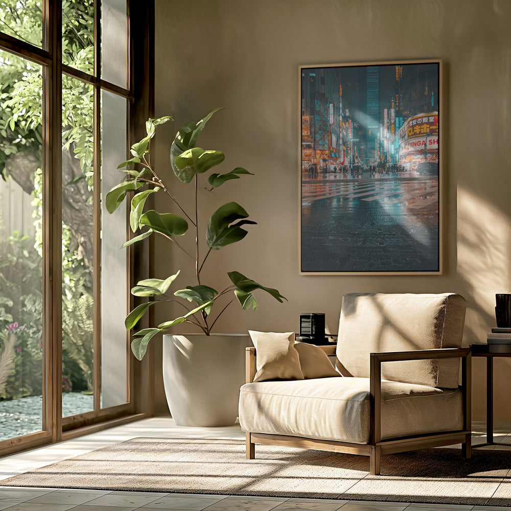 Op straat | Poster