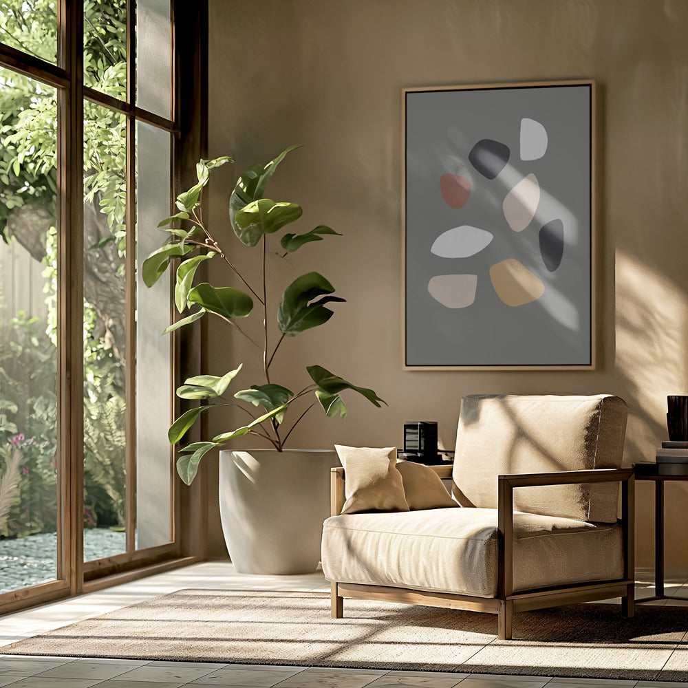 Earthy Shapes Dance | Poster
