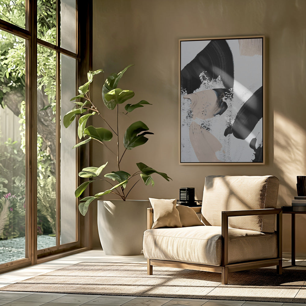 Zwart en Naakt | Poster