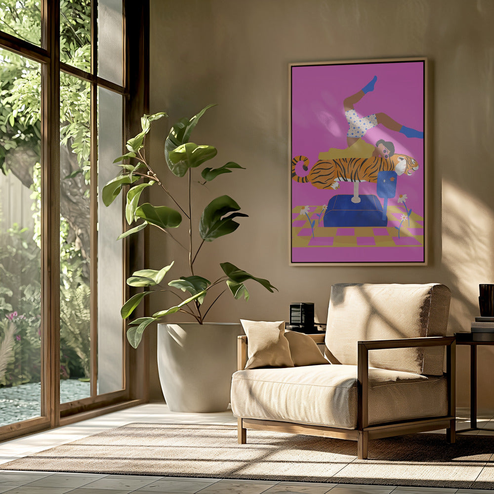 Put a tiger in your heart | Poster