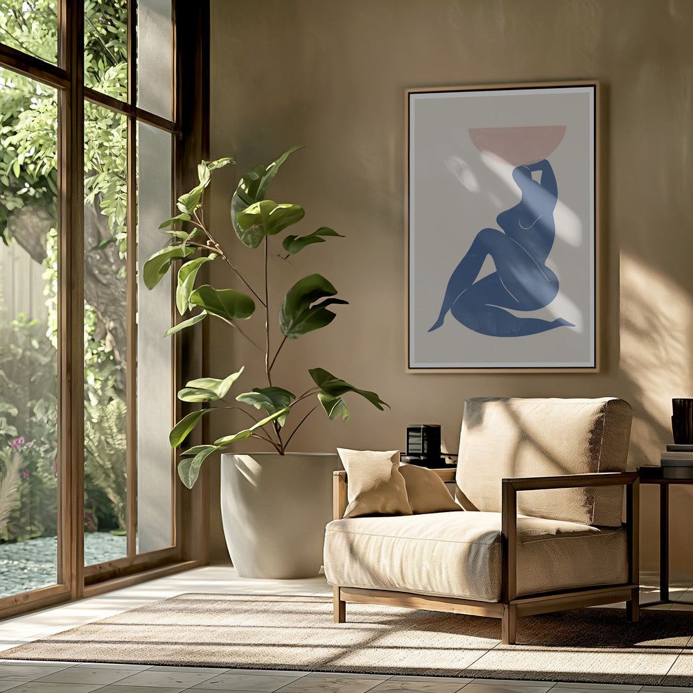 Harmonie in Blauw | Poster