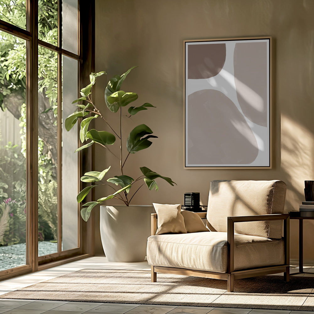 Zachte compositie nr. 4. | Poster