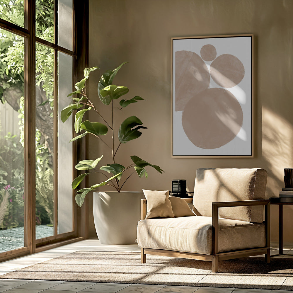 Zachte compositie nr. 5. | Poster