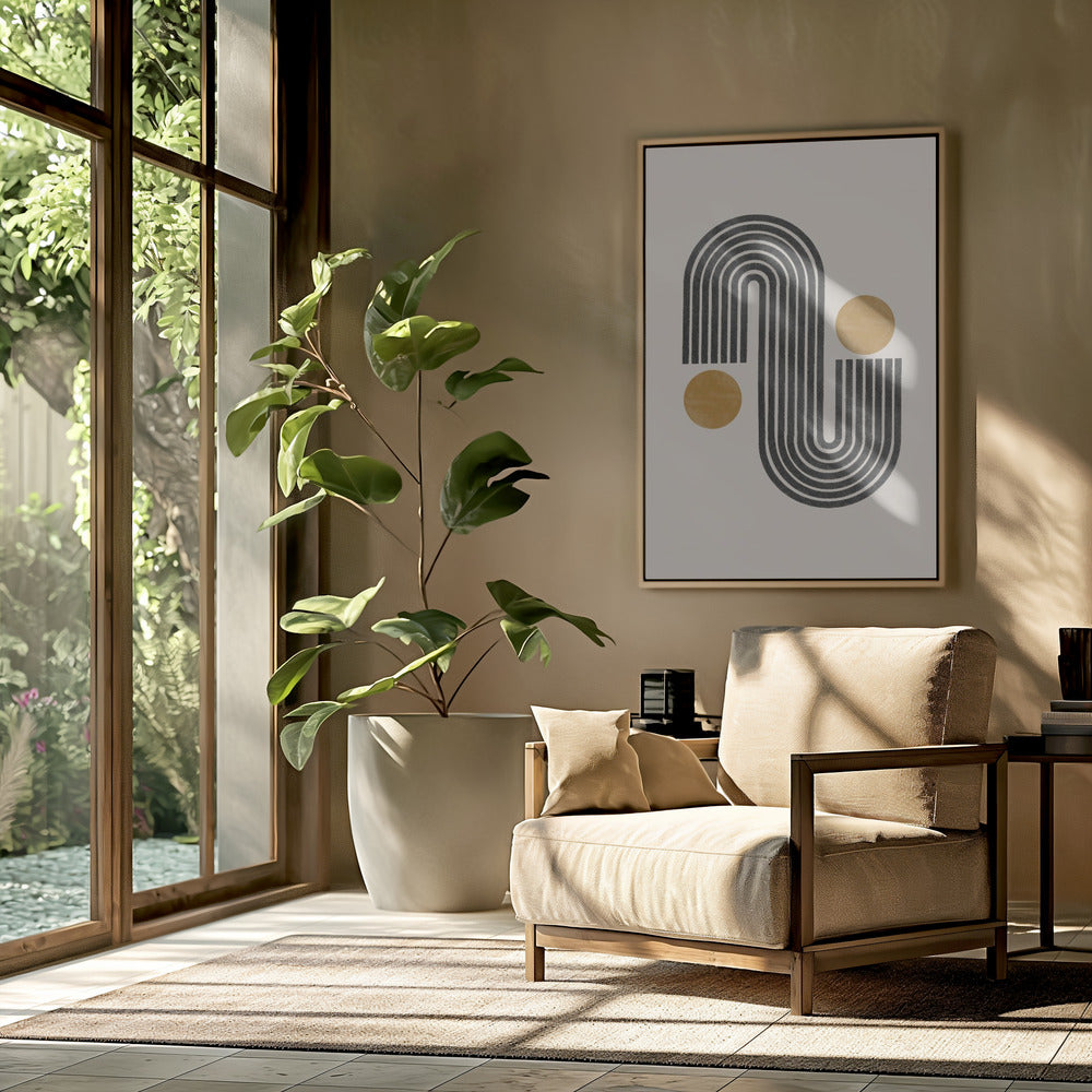Gebogen Harmonie | Poster