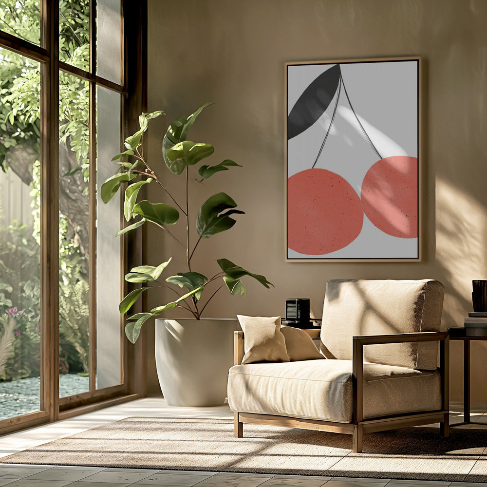 Rode kersen | Poster