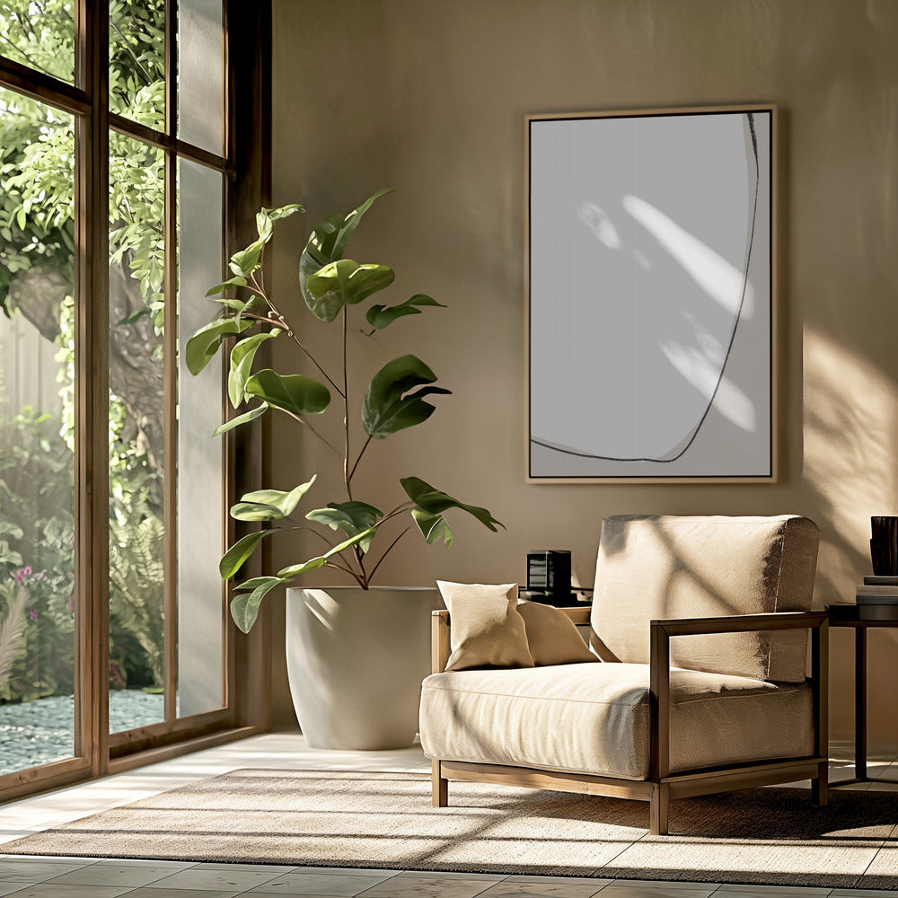 Gebogen minimalisme | Poster