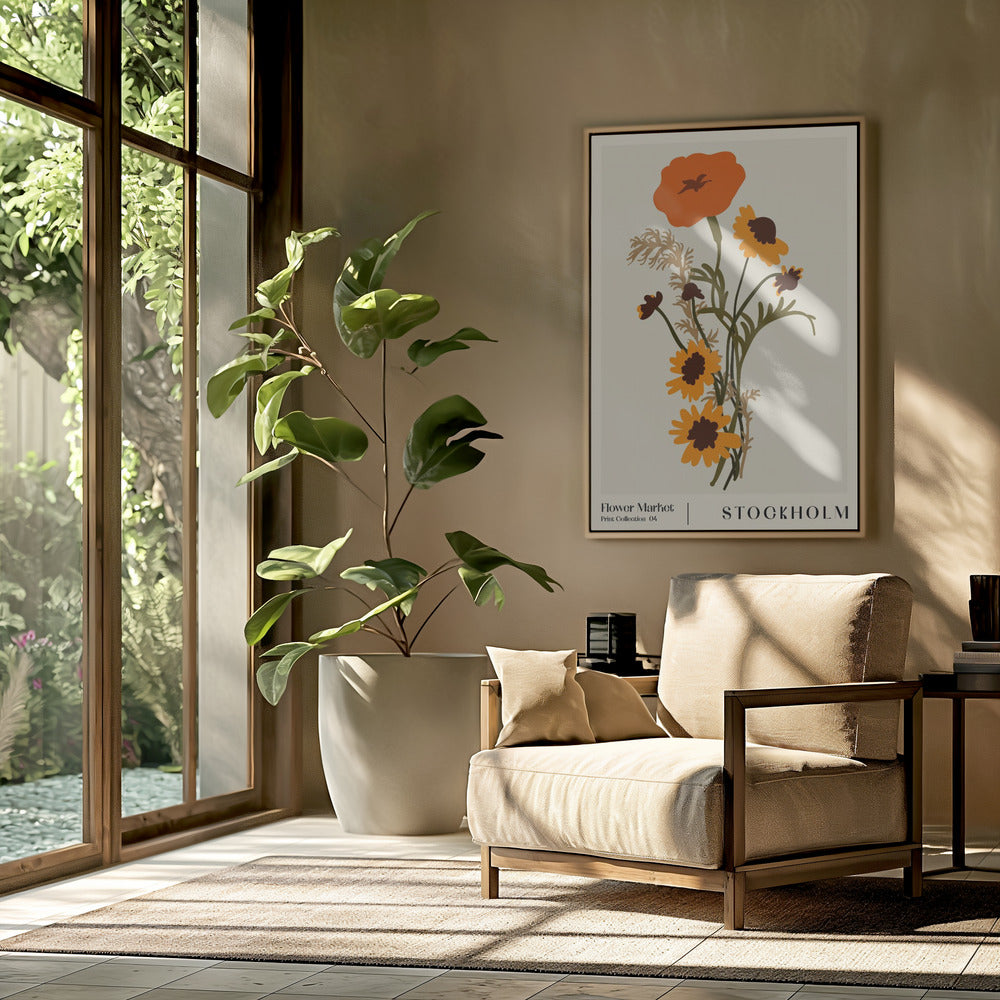 Flower Market. Stockholm | Poster