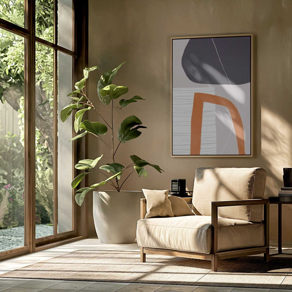 Gedurfde geometrische vormen | Poster