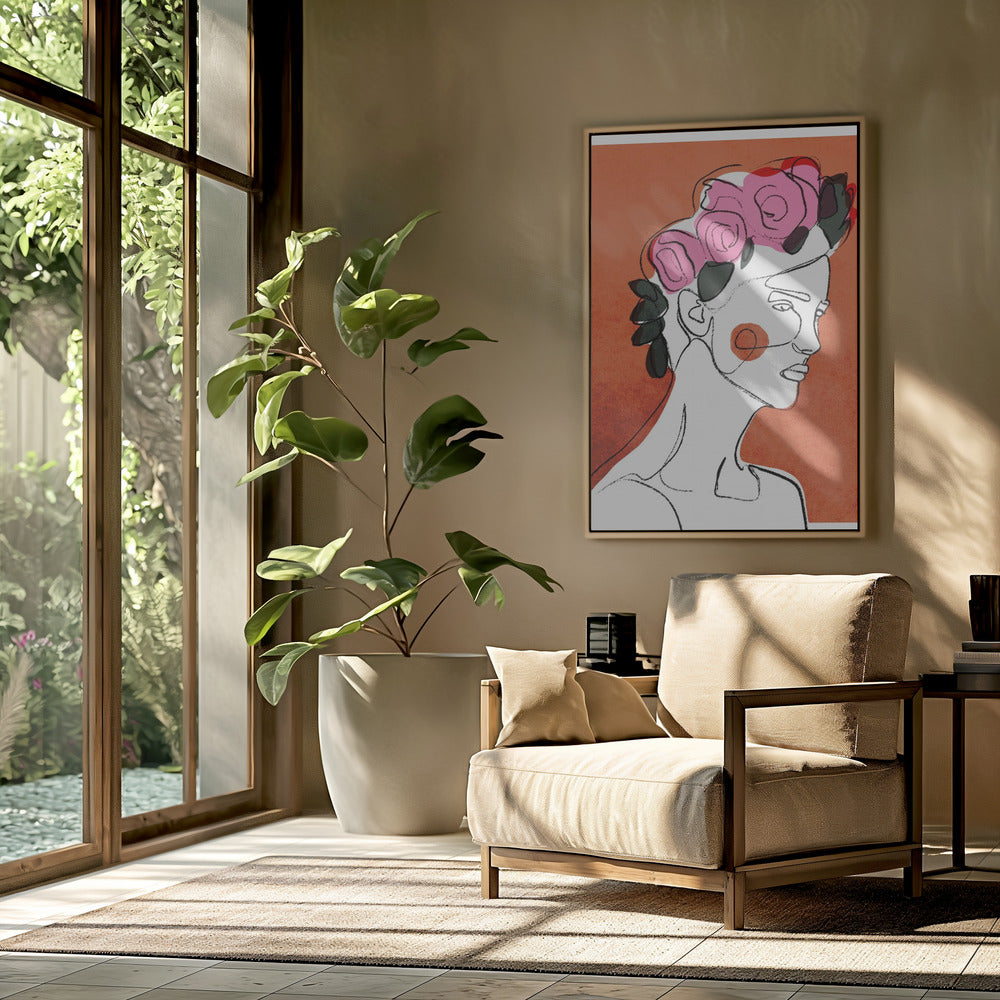 Bloemencontemplatie | Poster