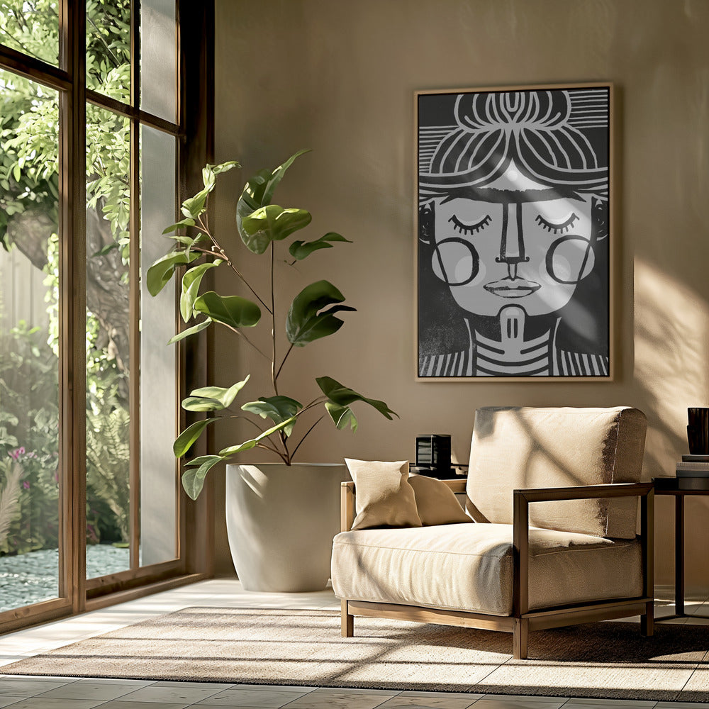 Symmetrische sereniteit | Poster
