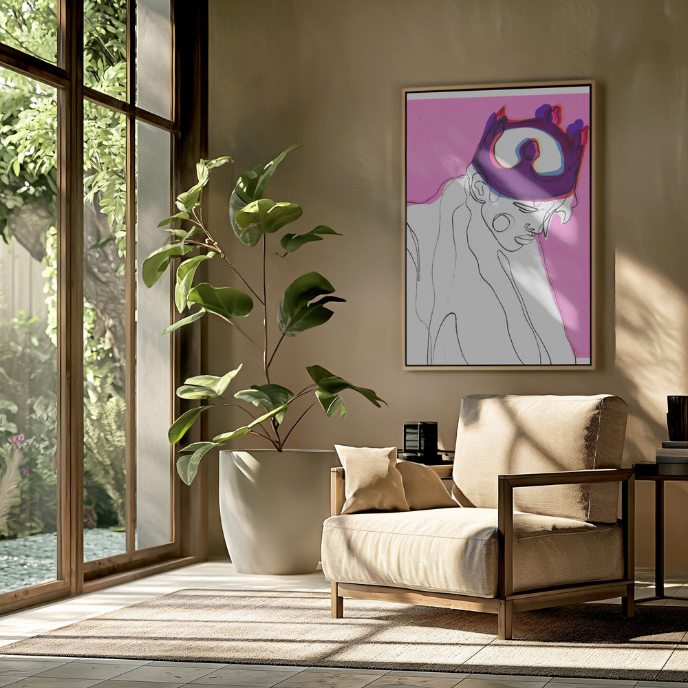 Gekroonde Weerspiegeling | Poster