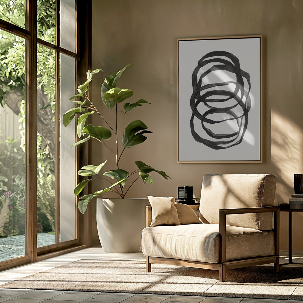 Abstracte lijnen II | Poster