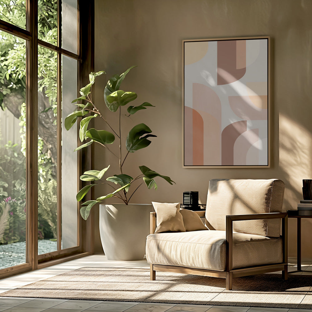 Retro Geometric | Poster