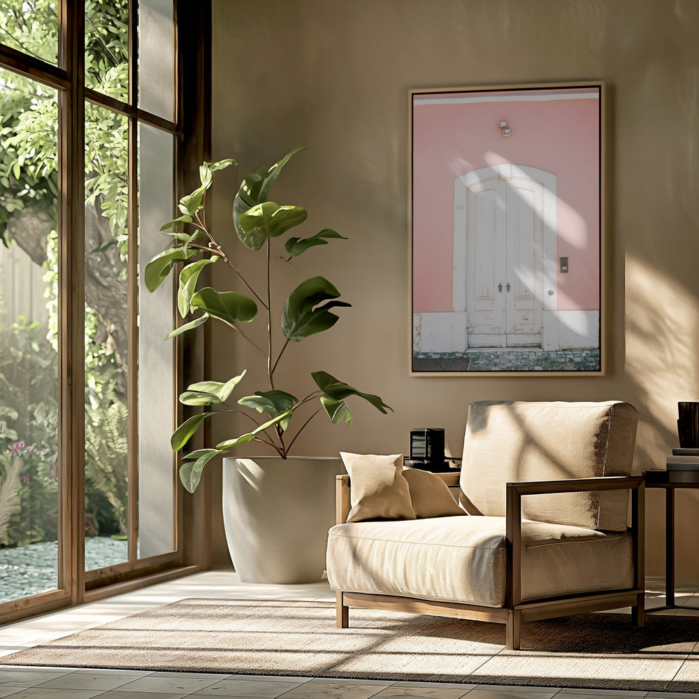 De witte deur Lissabon | Poster