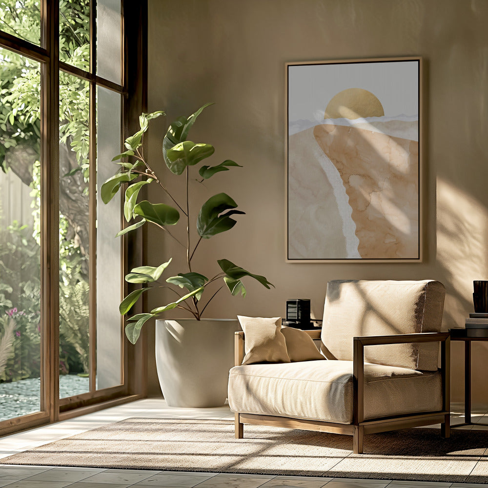 Gold sand dune | Poster