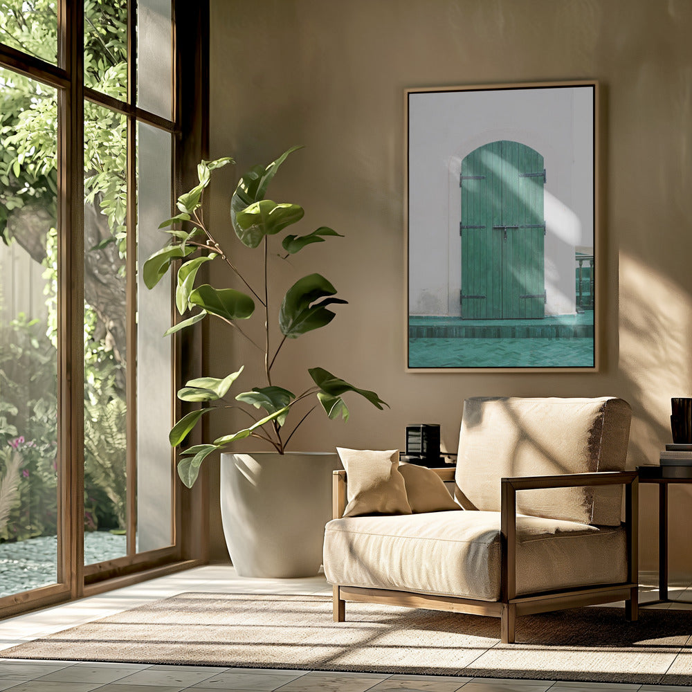 Marrakesh Groene Deur | Poster