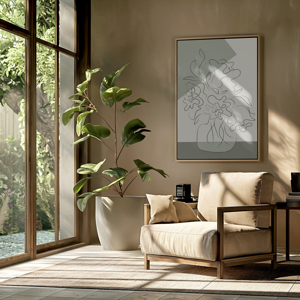 Bloem Groen | Poster