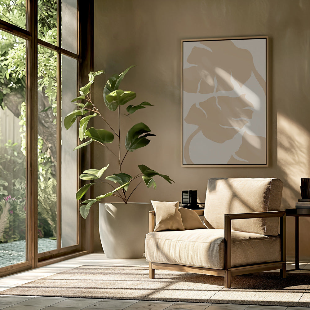 Monstera Zachtoranje | Poster