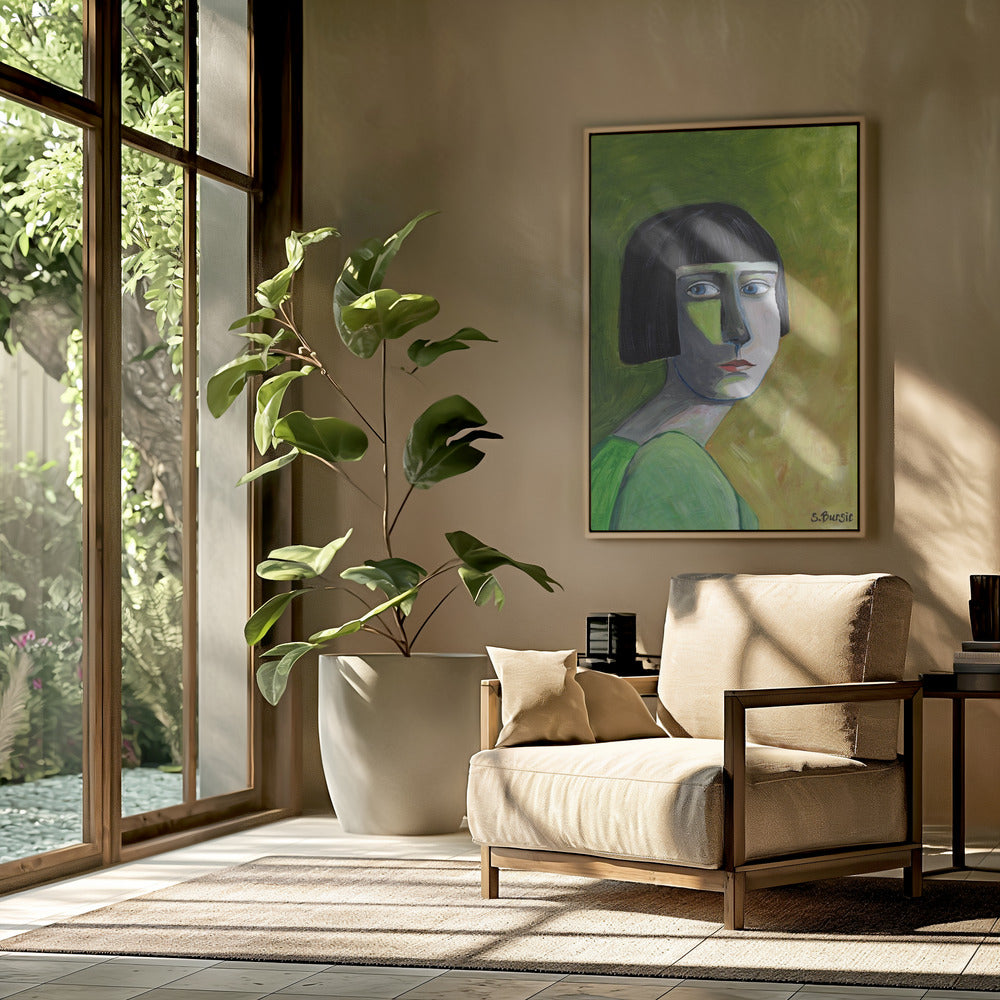 Dame met de Look | Poster