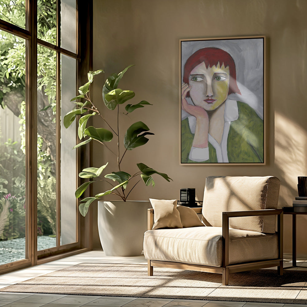 Denkende Dame | Poster