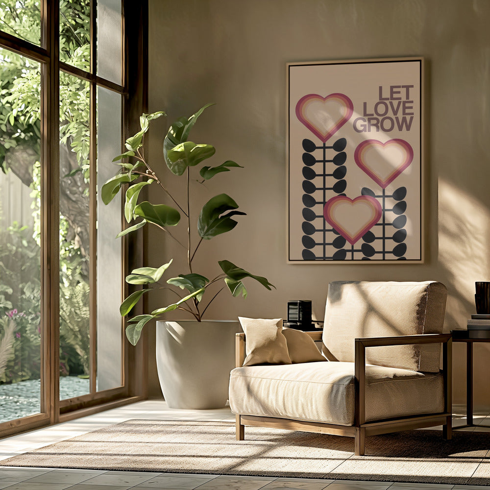 Laat Liefde Groeien Crème | Poster