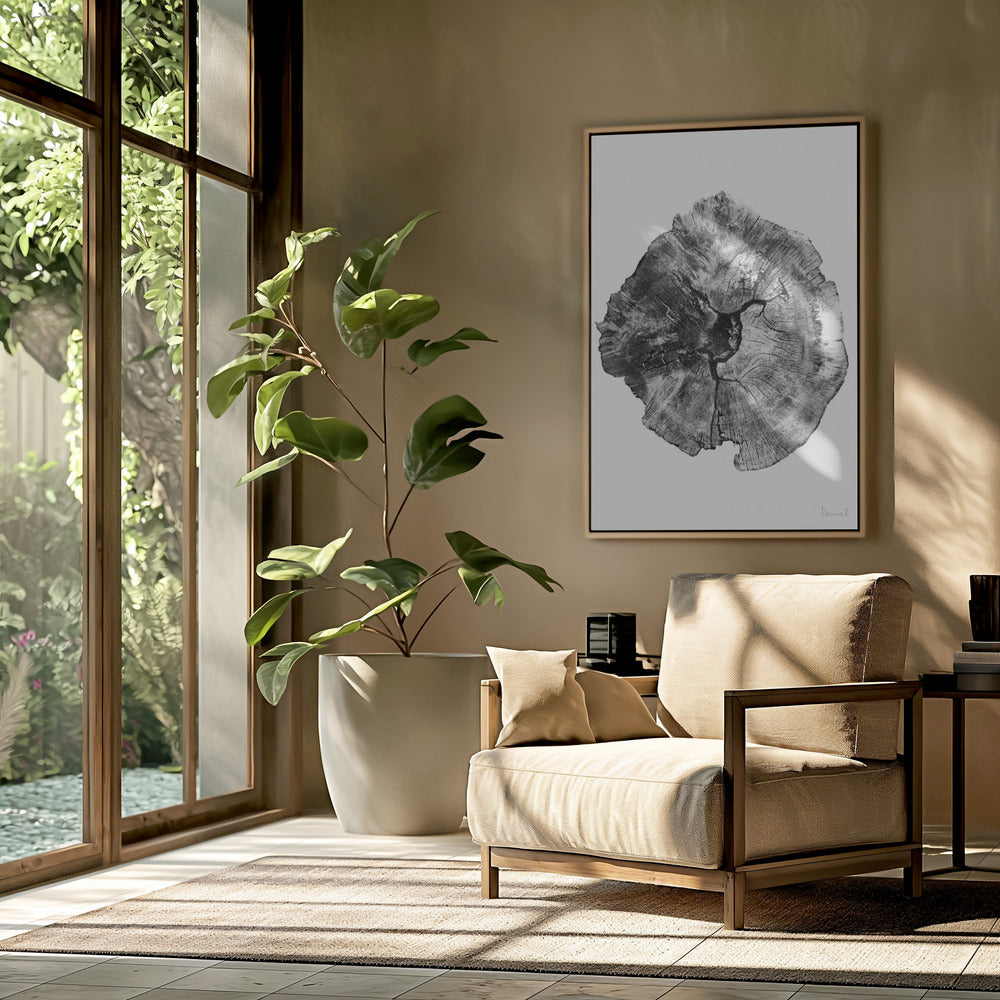 Eikenhouten blok | Poster