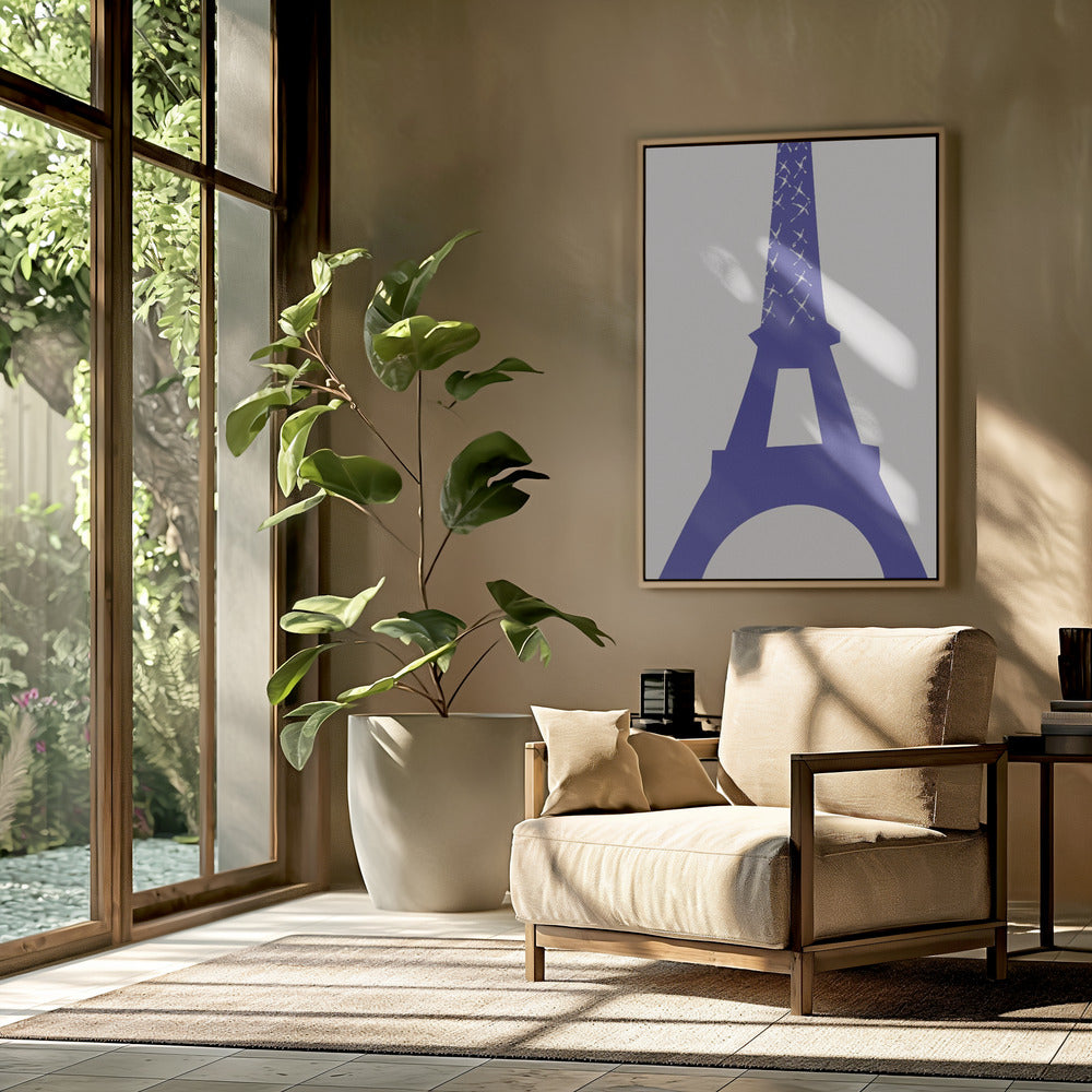 Eiffel Bleu | Poster