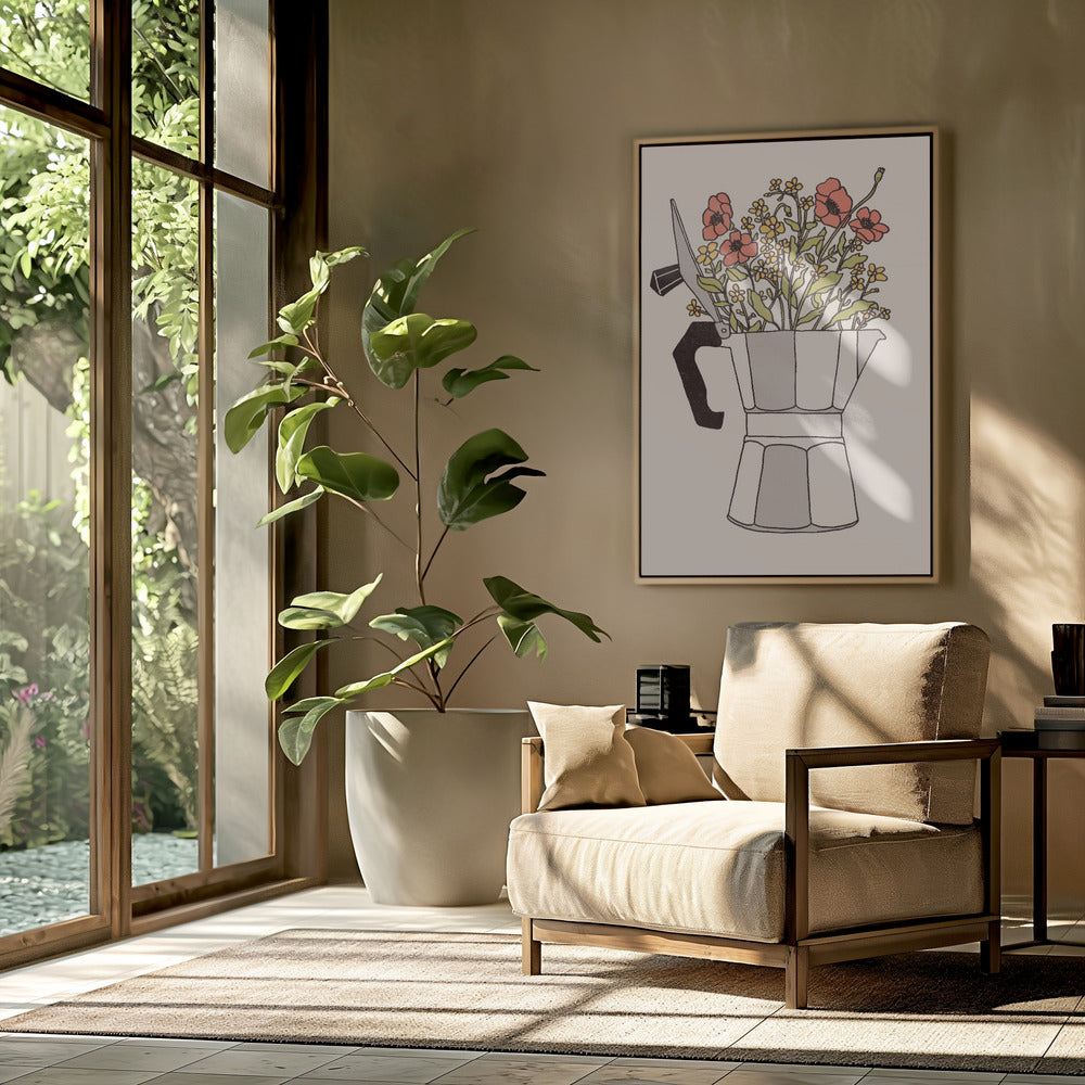 Moka Bloemen | Poster