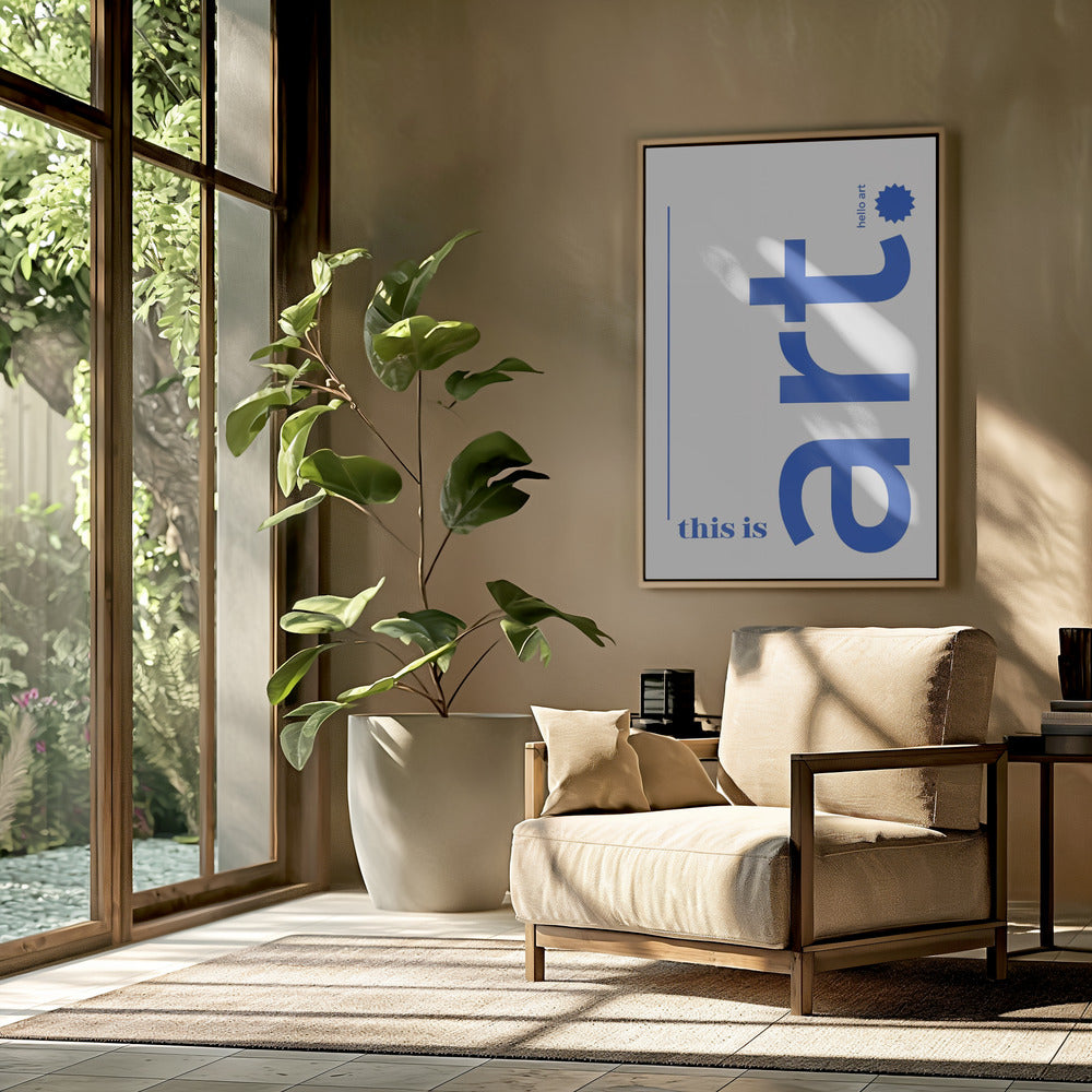 Hallo gedurfde typografie | Poster