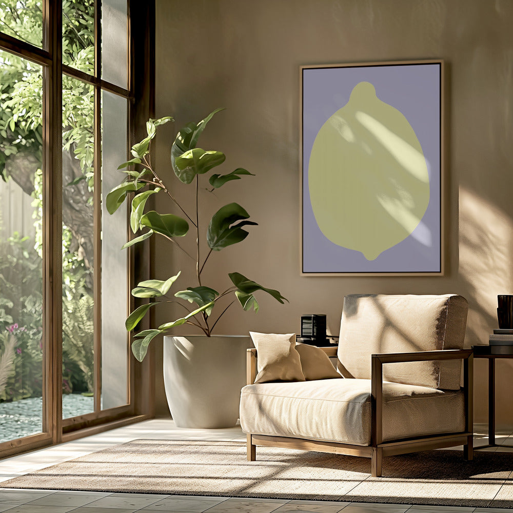Lemon on Lavender | Poster