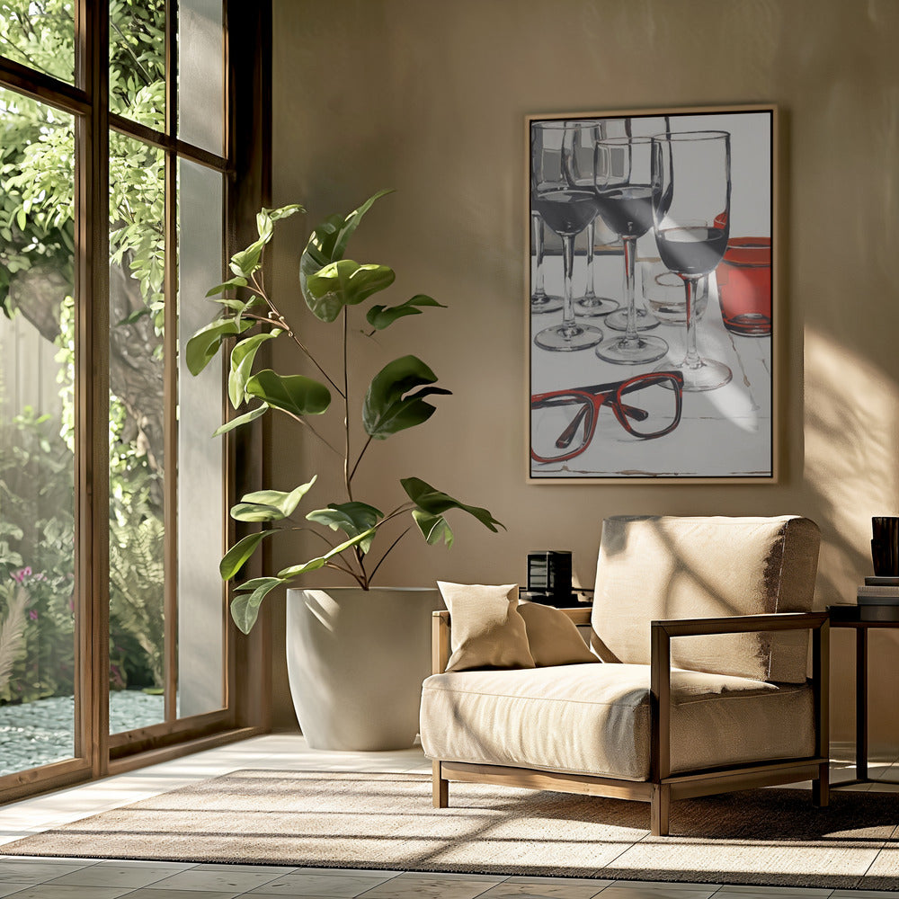 Wine & Reflection | Poster