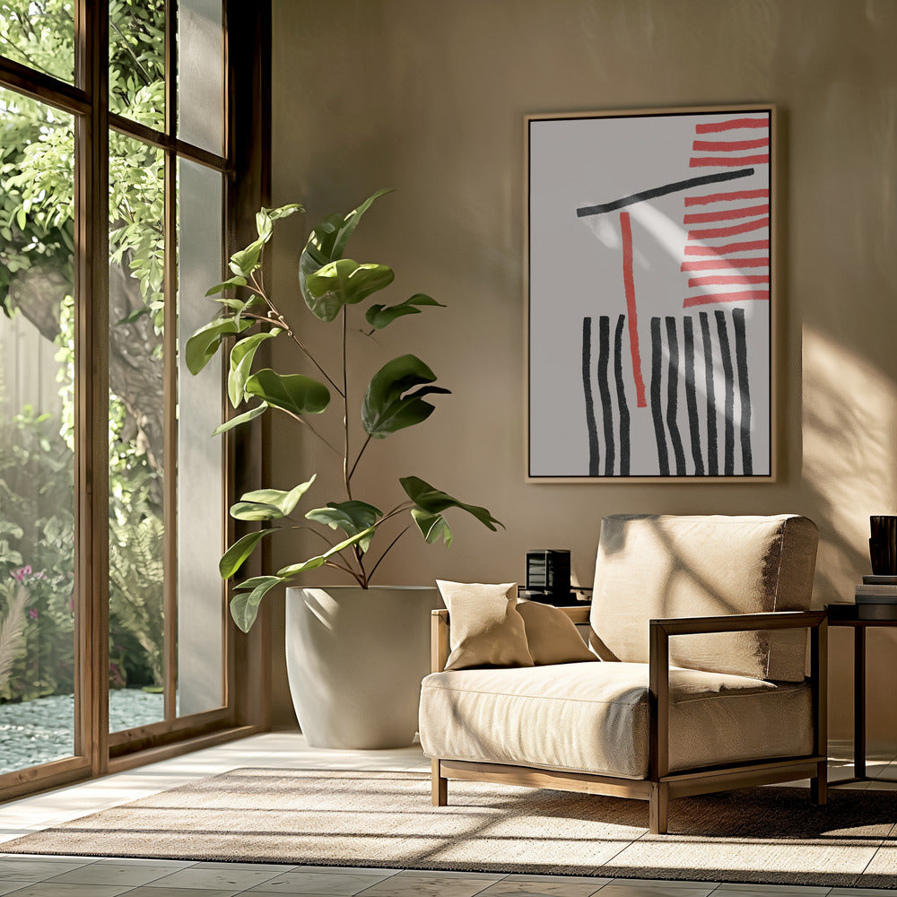 Minimale lijnen #2 | Poster