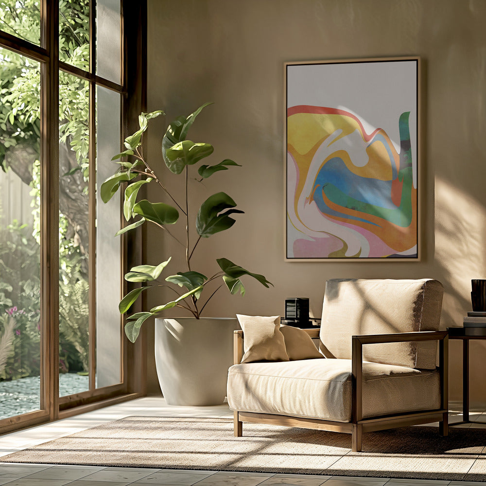 Organic Bauhaus Waved | Poster