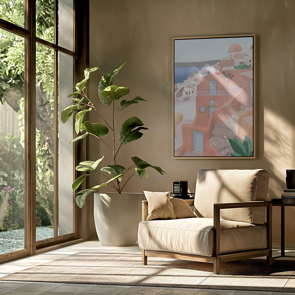 Santorini, Griekenland | Poster