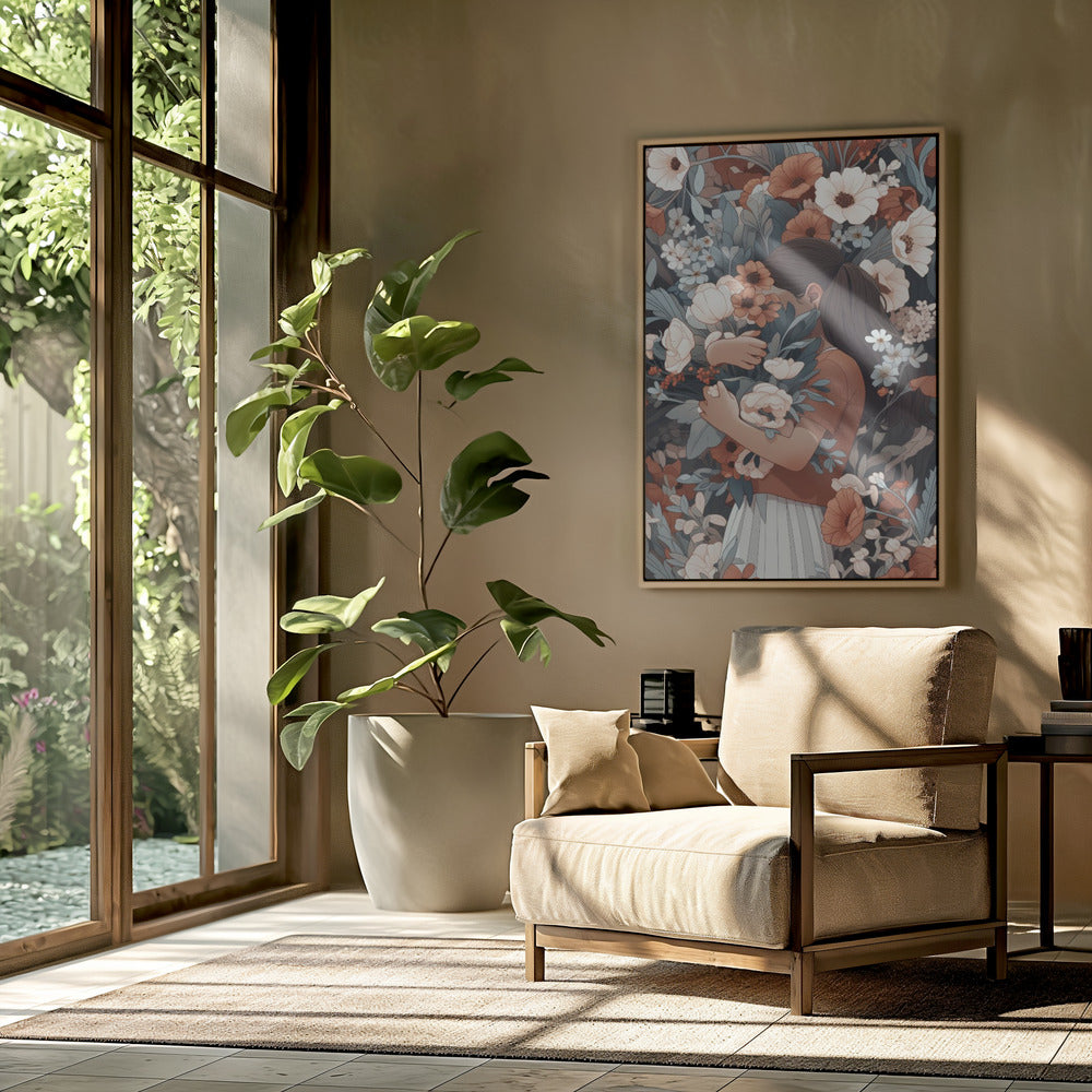 Bloemenomhelzing | Poster