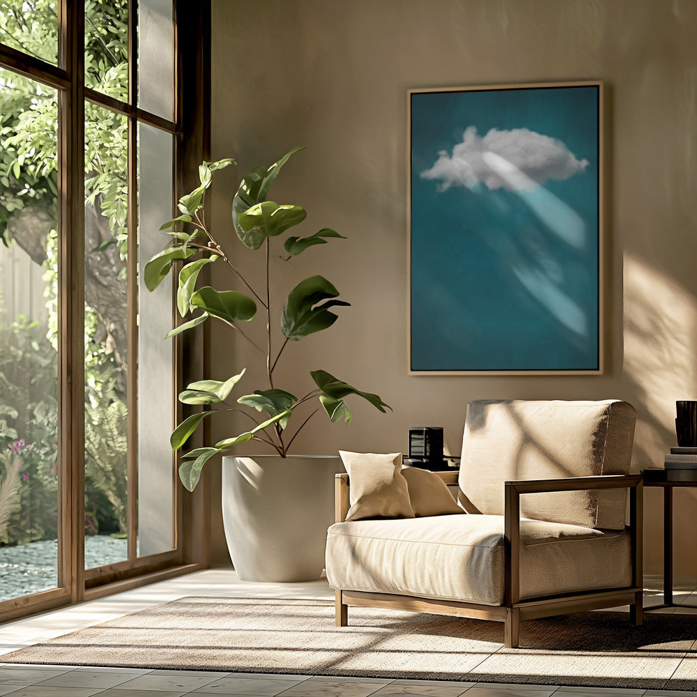 Teal Cloud nr. 1 | Poster