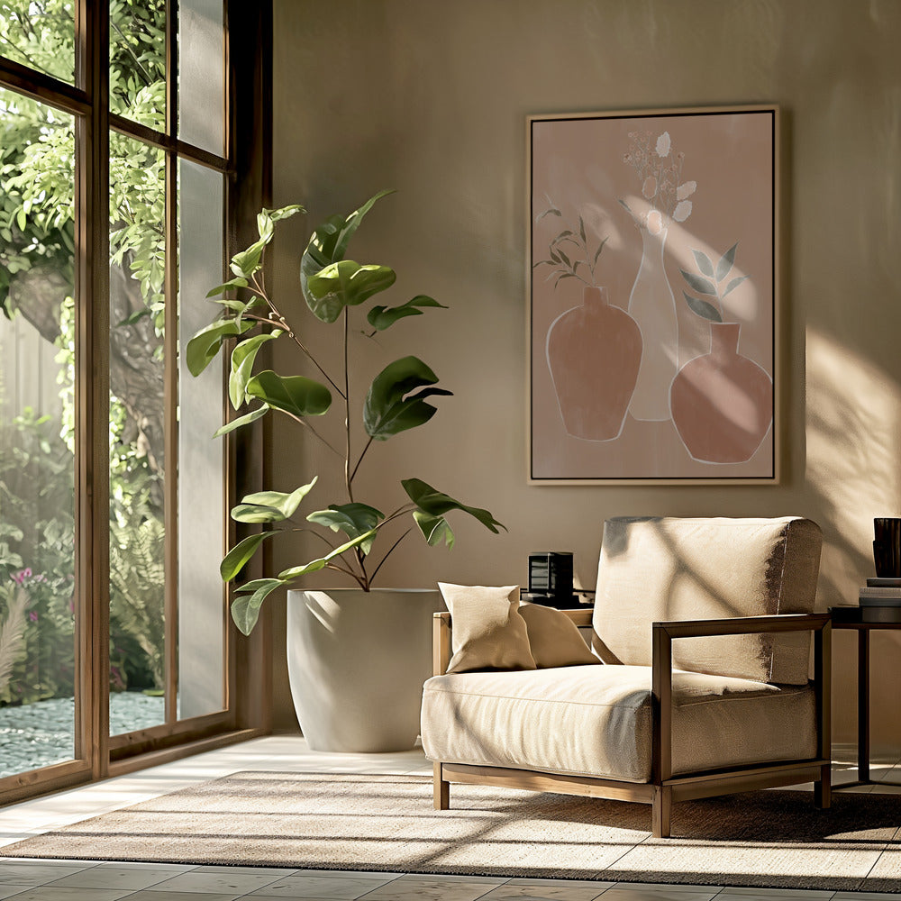 Set of Flower Vases | Poster