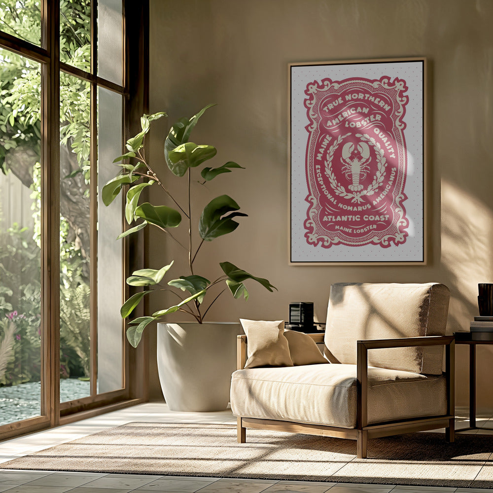Rode Kreeft | Poster