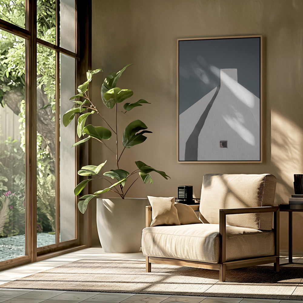 Witte Geometrie | Poster