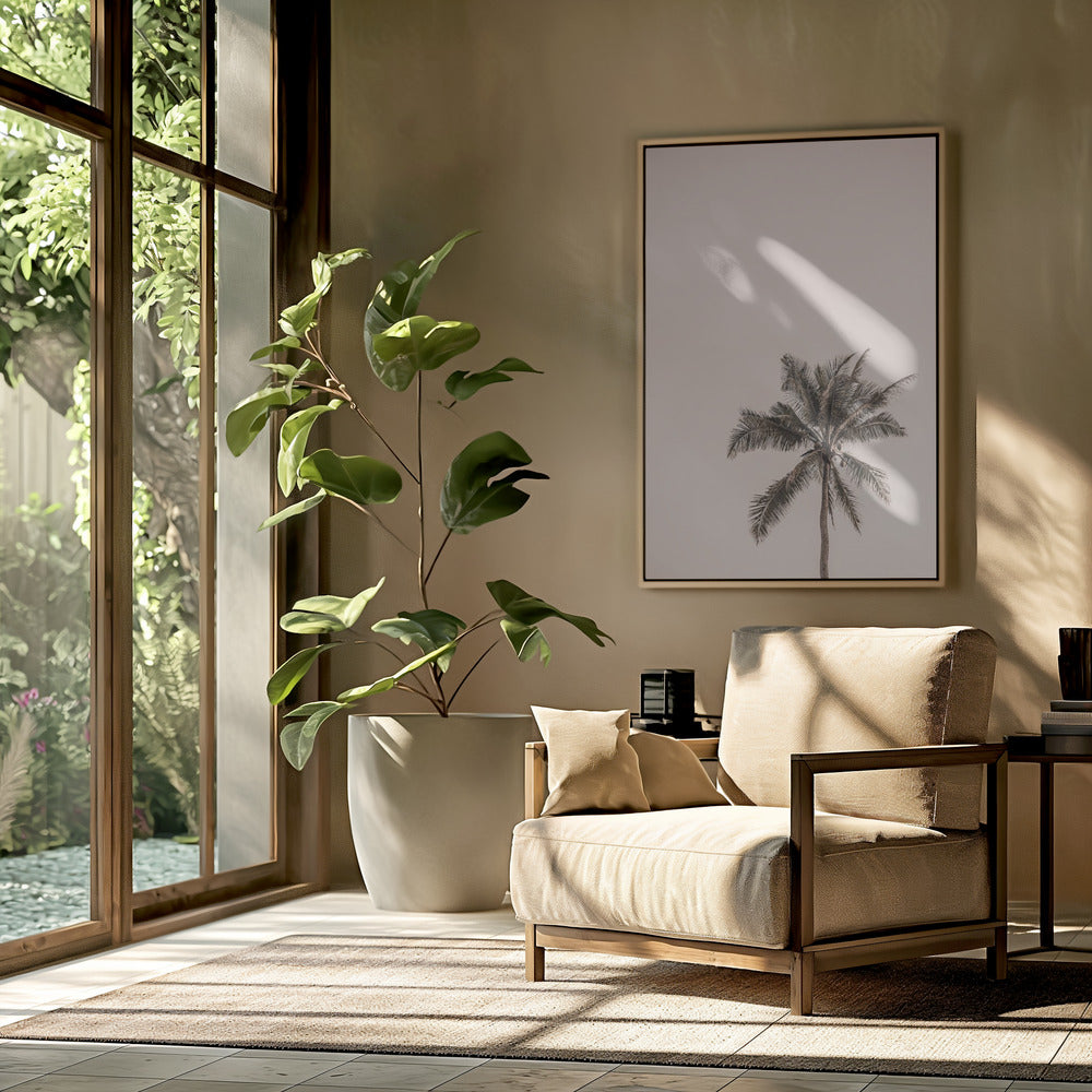 Roze Palm Serenity | Poster